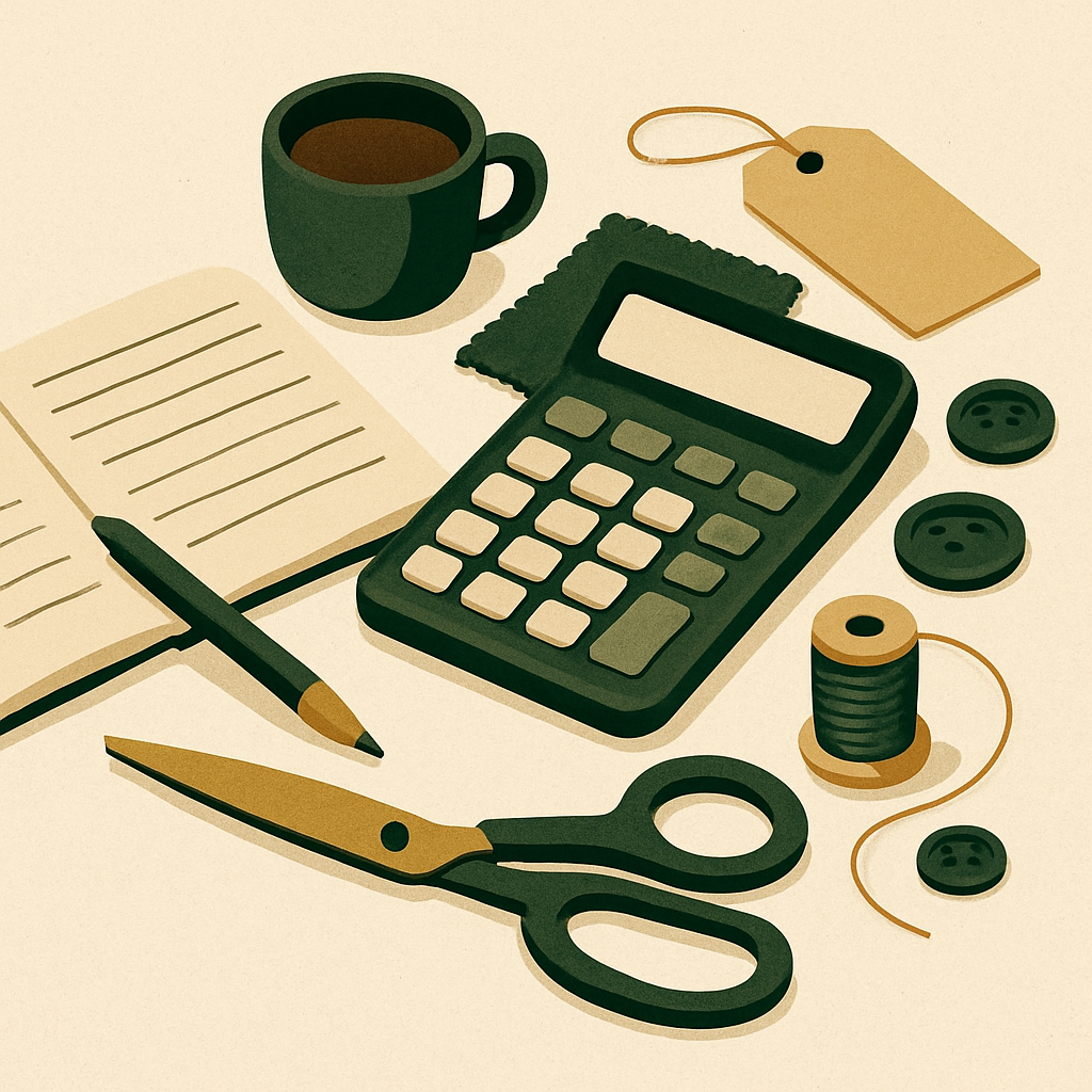 Calculate your real profit margin as a handmade seller. Includes materials, labor, platform fees, and batch size — plus benchmarks by product category.